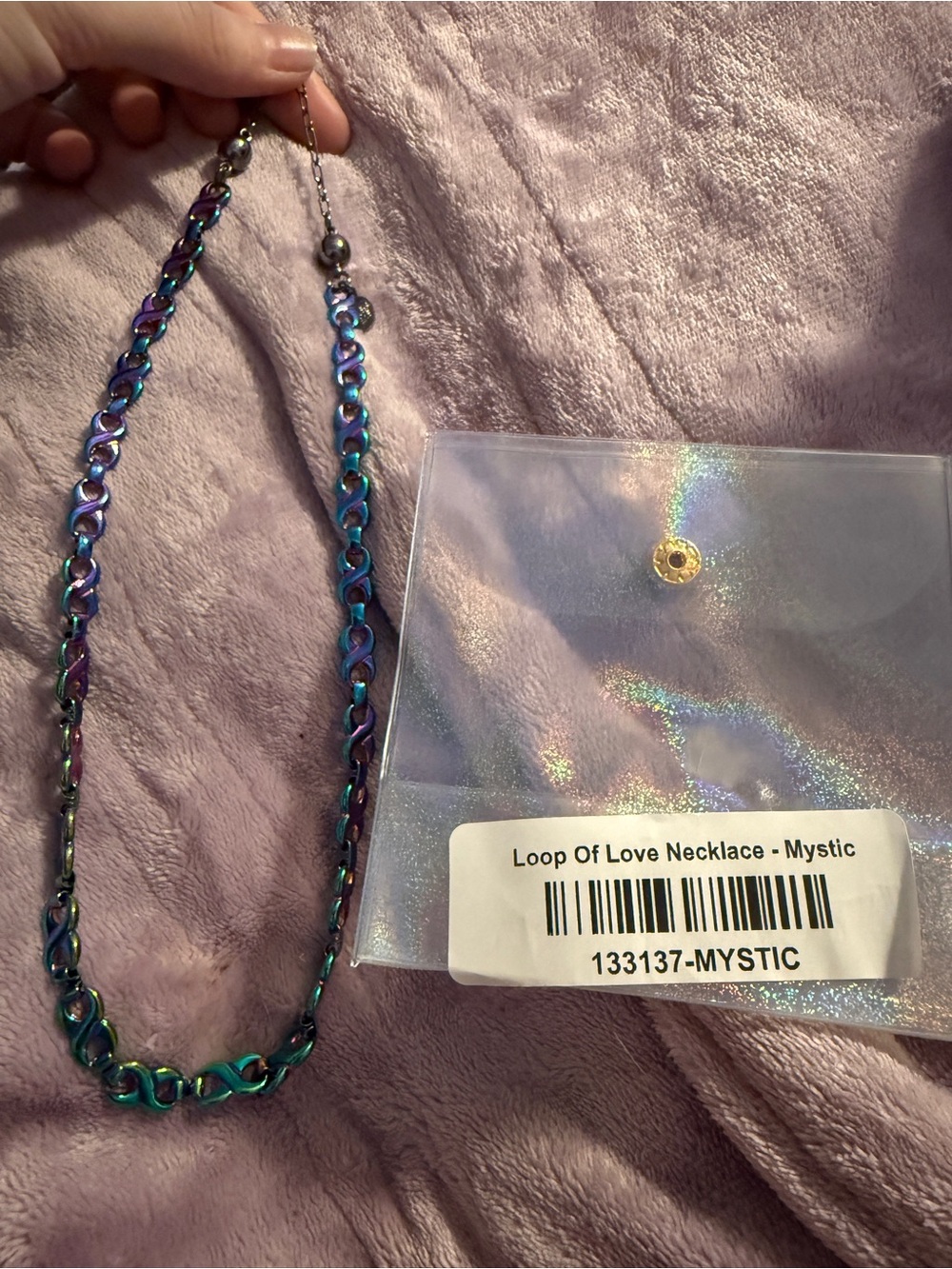 New BAR By Alexa Rae Loop of Love Necklace - Mystic